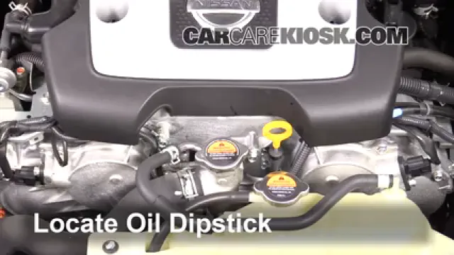 2016 Nissan 370Z 3.7L V6 Coupe Oil Check Oil Level
